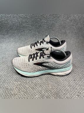 Brooks Ghost 13 Grey Teal Running Shoes Size 10.5 Women’s